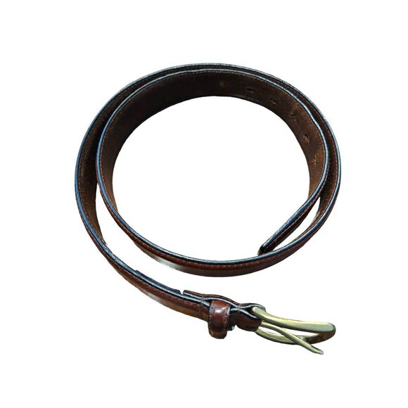 Roundtree & Yorke Brown leather Men's Belt sz 42 - Picture 3 of 6